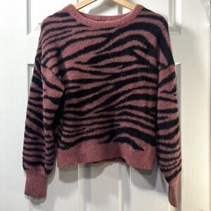 Express Zebra Sweater